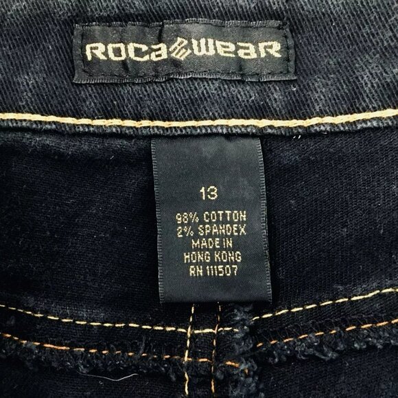 Vtg Rocawear Women’s Jeans Low Rise Boot Cut Sz 13 (32W X 33L ) Streetwear Y2K - Picture 9 of 14